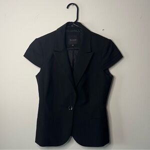 The Limited Black Collection One Button Vest Sleveless Blazer Size XS